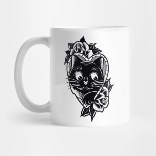 Black cat Mug